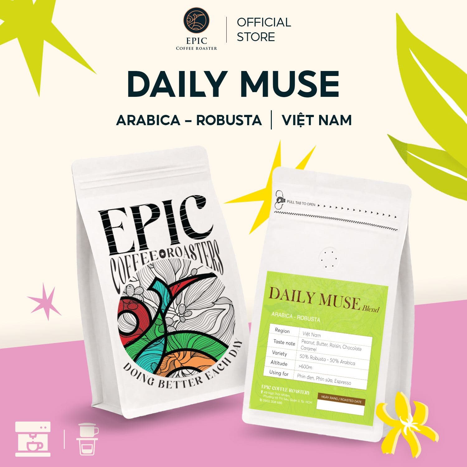 Daily Muse Blend — Arabica & Robusta
